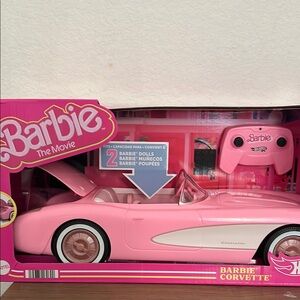 NWT Barbie The Movie Hot Wheels Corvette